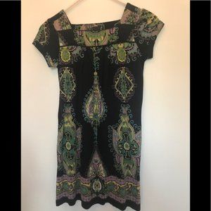 GAP Girls paisley stretch knit dress